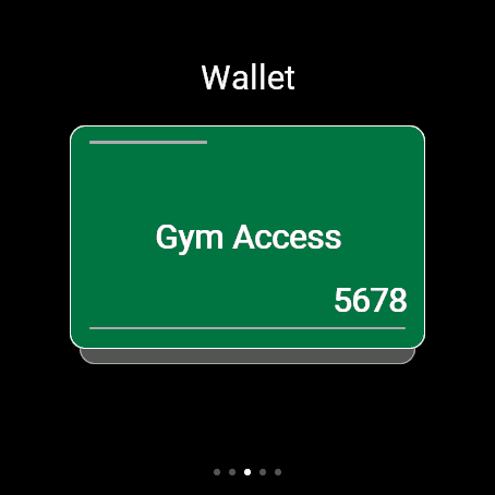 WalletPro wallet card screen